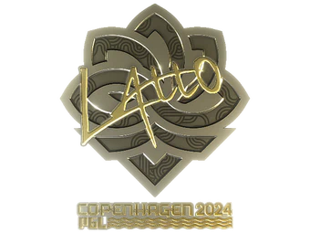 Sticker | latto (Gold) | Copenhagen 2024 image