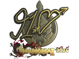 Sticker | 910 (Gold) | Shanghai 2024
