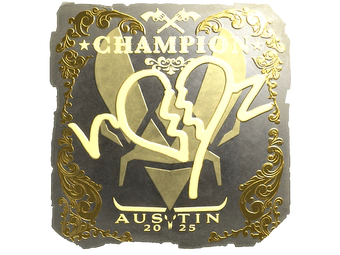 Sticker | ropz (Gold, Champion) | Austin 2025 image