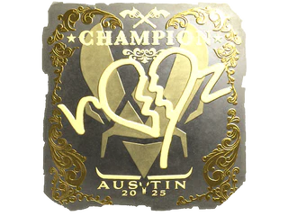 Sticker | ropz (Gold, Champion) | Austin 2025