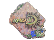 Sticker | syrsoN (Holo) | Rio 2022 image