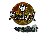 Sticker | maden (Glitter) | Antwerp 2022 image
