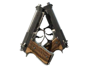 Dual Berettas | Black Limba image