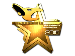 Sticker | mousesports (Gold) | Cluj-Napoca 2015 image