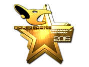 Sticker | mousesports (Gold) | Cluj-Napoca 2015 image