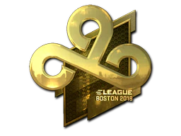 Sticker | Cloud9 (Gold) | Boston 2018 image