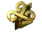 Sticker | Cloud9 (Gold) | Boston 2018 image
