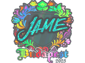 Sticker | Jame (Holo) | Budapest 2025 image