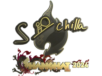 Sticker | s-chilla (Gold) | Shanghai 2024 image