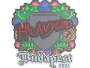 Sticker | Heavygod (Embroidered) | Budapest 2025 image