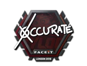 Sticker | xccurate | London 2018 image