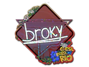 Sticker | broky (Glitter) | Rio 2022 image