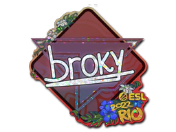 Sticker | broky (Glitter) | Rio 2022 image