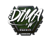 Sticker | Dima | London 2018 image