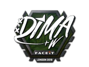 Sticker | Dima | London 2018 image