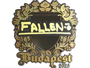 Sticker | FalleN (Gold) | Budapest 2025 image