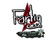 Sticker | Farlig (Glitter) | Antwerp 2022 image