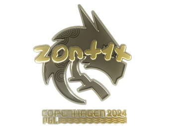 Sticker | zont1x (Gold) | Copenhagen 2024 image