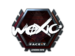 Sticker | woxic (Foil) | London 2018 image