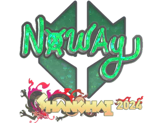 Sticker | noway (Glitter) | Shanghai 2024