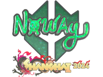 Sticker | noway (Glitter) | Shanghai 2024 image