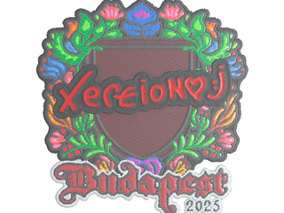 Sticker | xertioN (Embroidered) | Budapest 2025