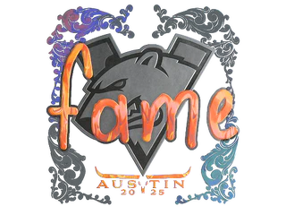 Sticker | fame (Holo) | Austin 2025