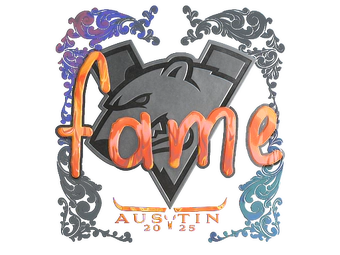 Sticker | fame (Holo) | Austin 2025 image