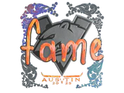 Sticker | fame (Holo) | Austin 2025 image