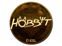 Sticker | Hobbit (Gold) | Katowice 2019 image