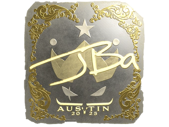 Sticker | JBa (Gold) | Austin 2025 image