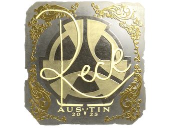 Sticker | reck (Gold) | Austin 2025 image