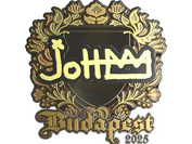 Sticker | jottAAA (Gold) | Budapest 2025 image
