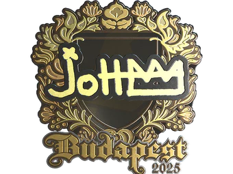 Sticker | jottAAA (Gold) | Budapest 2025 image