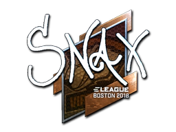 Sticker | Snax (Foil) | Boston 2018 image