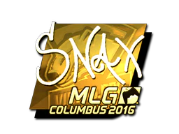 Sticker | Snax (Gold) | MLG Columbus 2016 image