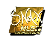 Sticker | Snax (Gold) | MLG Columbus 2016 image