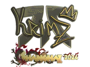 Sticker | KRIMZ (Gold) | Shanghai 2024 image