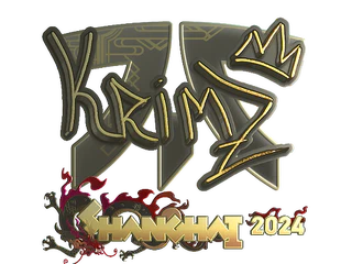 Sticker | KRIMZ (Gold) | Shanghai 2024