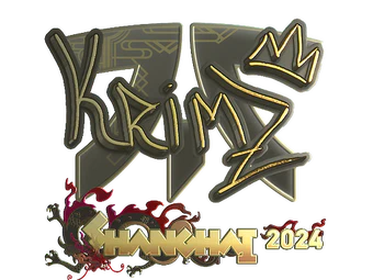 Sticker | KRIMZ (Gold) | Shanghai 2024 image