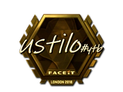 Sticker | USTILO (Gold) | London 2018 image