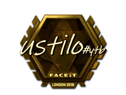 Sticker | USTILO (Gold) | London 2018 image
