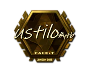 Sticker | USTILO (Gold) | London 2018 image