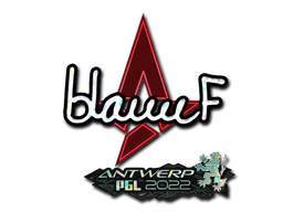 Sticker | blameF (Glitter) | Antwerp 2022 image