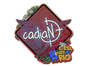 Sticker | cadiaN (Glitter) | Rio 2022 image