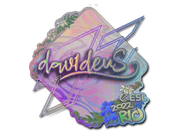 Sticker | dav1deuS (Holo) | Rio 2022 image