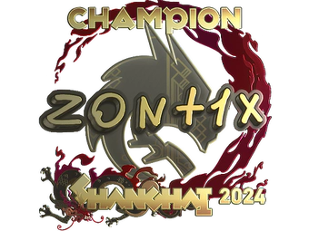 Sticker | zont1x (Gold, Champion) | Shanghai 2024 image