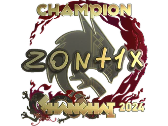 Sticker | zont1x (Gold, Champion) | Shanghai 2024 image