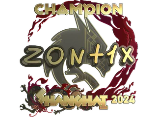 Sticker | zont1x (Gold, Champion) | Shanghai 2024