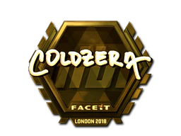 Sticker | coldzera (Gold) | London 2018